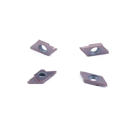 CTP CNC Carbide Grooving Cut Off Inserts สำหรับการแปรรูปชิ้นส่วนเหล็กขนาดเล็ก