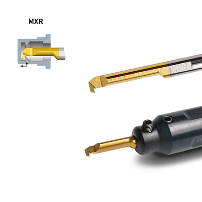 เครื่องมือเจาะคาร์ไบด์ MXR ด้วยความละเอียด Plusmn 0.005mm สําหรับเจาะความละเอียดสูง