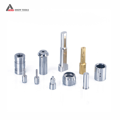 ความทนทานต่อการสกัดสูง Tungsten Carbide Punch Mold Components with 0.001 mm Components ความละเอียดสูง