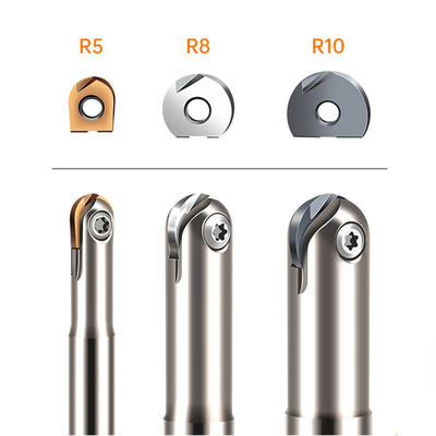 หน่วยบดคาร์ไบด์ชั้นนําสําหรับการประมวลผลพื้นผิวโค้งและ Arc Grooves ผลงานความเร็วสูง