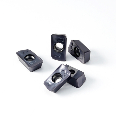 APMT Carbide Milling Inserts สําหรับการบดครึ่งเสร็จความเร็วสูงที่มีประสิทธิภาพบนวัสดุต่างๆที่มีการเคลือบที่ก้าวหน้า