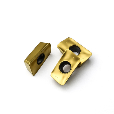 APMT Carbide Milling Inserts สําหรับการบดครึ่งเสร็จความเร็วสูงที่มีประสิทธิภาพบนวัสดุต่างๆที่มีการเคลือบที่ก้าวหน้า