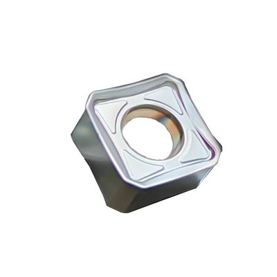 PVD และ CVD การเคลือบ Carbide Milling Insert สําหรับการผลิตที่ดีขึ้นบนเหล็กแข็งและเหล็กยืดหยุ่น