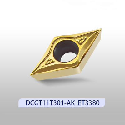 เครื่องใส่หมุนคาร์ไบด์ความแม่นยําสูง DCGT11T302-CL สําหรับ CNC Machining และ Metal Parts Finishing