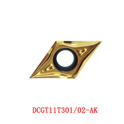 เครื่องใส่หมุนคาร์ไบด์ความแม่นยําสูง DCGT11T302-CL สําหรับ CNC Machining และ Metal Parts Finishing