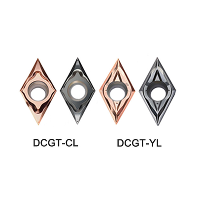 เครื่องใส่หมุนคาร์ไบด์ความแม่นยําสูง DCGT11T302-CL สําหรับ CNC Machining และ Metal Parts Finishing