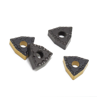 WNMG08 0404-43 การใส่เครื่องหมุนคาร์บิดที่มีเครื่องบดชิปสําหรับ CNC Lathe การดําเนินงาน
