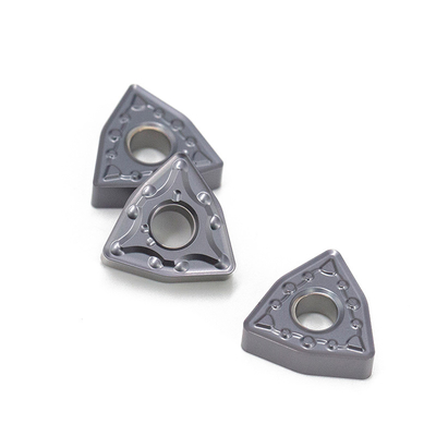 WNMG08 0404-43 การใส่เครื่องหมุนคาร์บิดที่มีเครื่องบดชิปสําหรับ CNC Lathe การดําเนินงาน