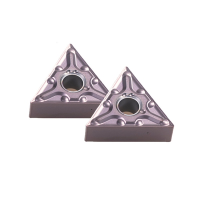 ความแม่นยํา TNMG160408-MA Carbide การหมุนใส่สําหรับการทํางานตัดการหมุนภายนอกบน CNC Lathe Machine