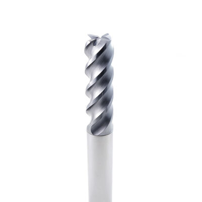 คาร์ไบด์ U-Channel End Mill 4 ฟลอยต์ AlCrN ผิวเคลือบสําหรับเหล็กอ่อน