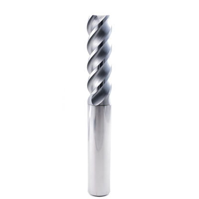 คาร์ไบด์ U-Channel End Mill 4 ฟลอยต์ AlCrN ผิวเคลือบสําหรับเหล็กอ่อน