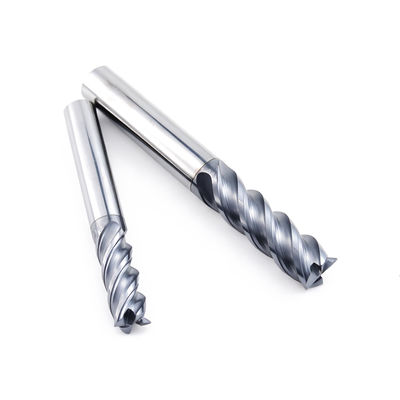 ดอกเอ็นมิลคาร์ไบด์ 8 มม. แบบปลายแบน 4 ฟัน สำหรับเหล็กกล้าผสมและสแตนเลส