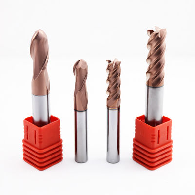 6 มิลลิเมตร คาร์ไบเดอร์ ลูกจมูกปลาย Mill 2 ฟลอยต์สําหรับการแปรรูปโลหะ