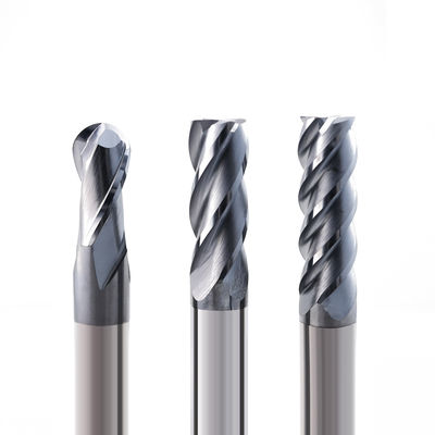 8 มม คาร์ไบด Flat End Mill 4 ฟลอยต์สําหรับการบดโลหะ