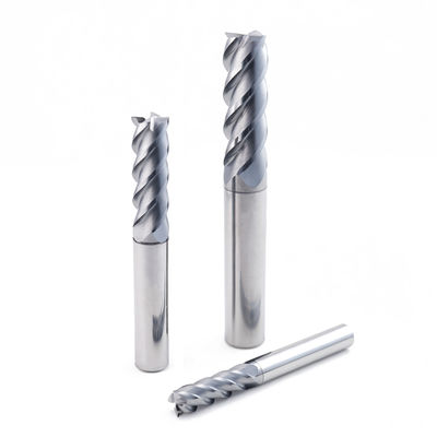 8 มม คาร์ไบด Flat End Mill 4 ฟลอยต์สําหรับการบดโลหะ