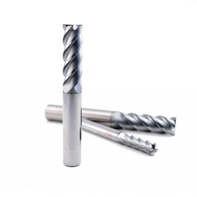 8 มม คาร์ไบด Flat End Mill 4 ฟลอยต์สําหรับการบดโลหะ