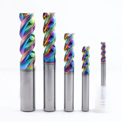 หัวกัดกัดคาร์ไบด์ทังสเตนเคลือบ DLC สำหรับการตัดเฉือน CNC อะลูมิเนียม