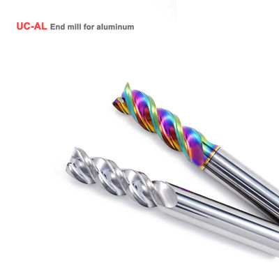 หัวกัดกัดคาร์ไบด์ทังสเตนเคลือบ DLC สำหรับการตัดเฉือน CNC อะลูมิเนียม